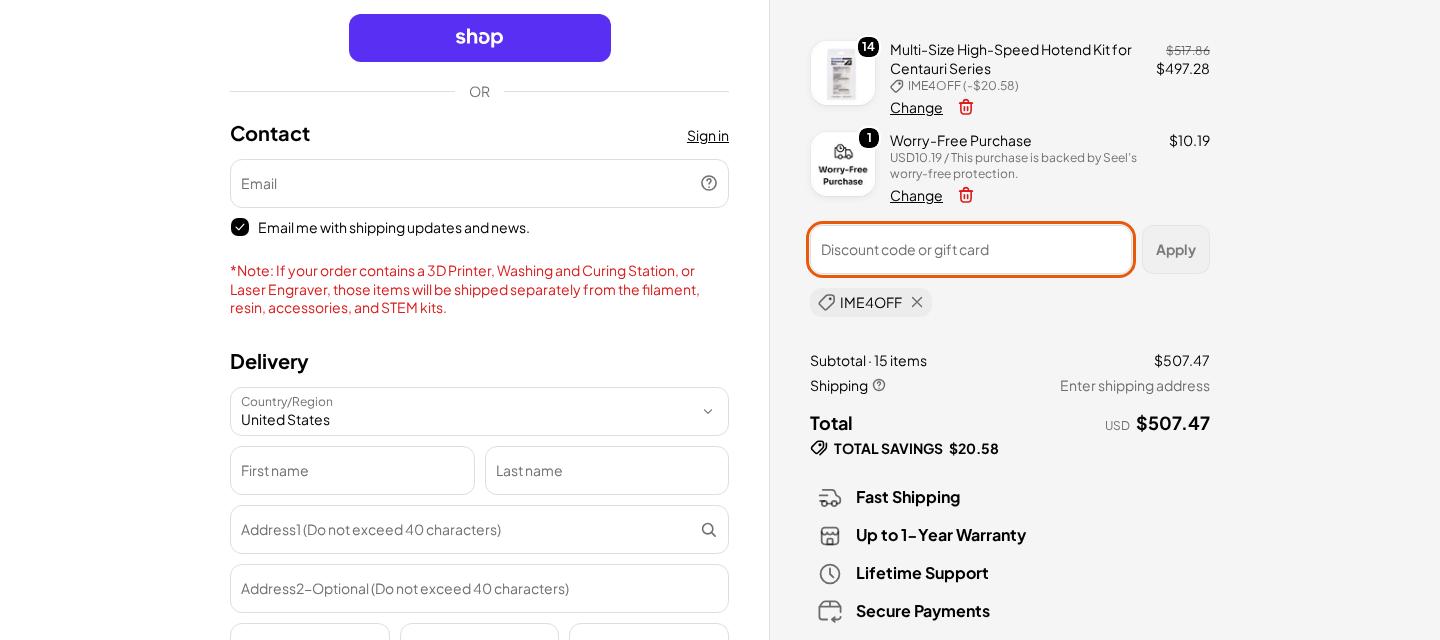 ELEGOO checkout proof from Oct 6, 2026