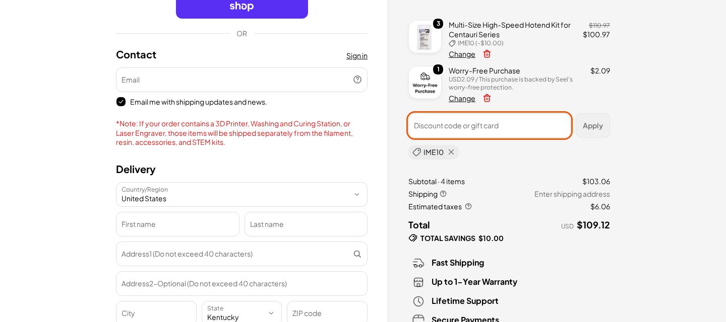 ELEGOO checkout proof from Oct 7, 2026